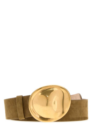 Beige suede Keefe belt KHAITE (10153726L726)