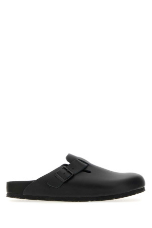Black leather Boston slippers Black BIRKENSTOCK (1026789)