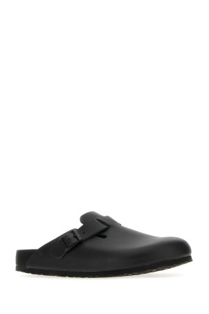 Black leather Boston slippers Black BIRKENSTOCK (1026789)