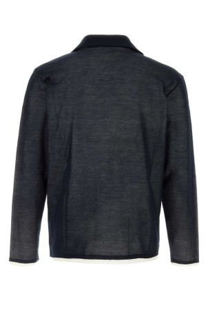 Midnight blue silk polo shirt Blue SALVATORE FERRAGAMO (145399793168)