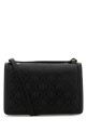 Black leather shoulder bag TORY BURCH (160210)