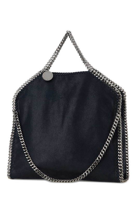Сумка-фальабелла «Fold Over» з ворсистої шкіри кольору «Midnight Blue» від STELLA McCARTNEY (234387W9132)