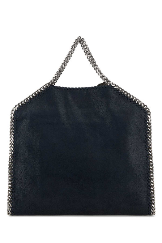 Сумка-фальабелла «Fold Over» з ворсистої шкіри кольору «Midnight Blue» від STELLA McCARTNEY (234387W9132)