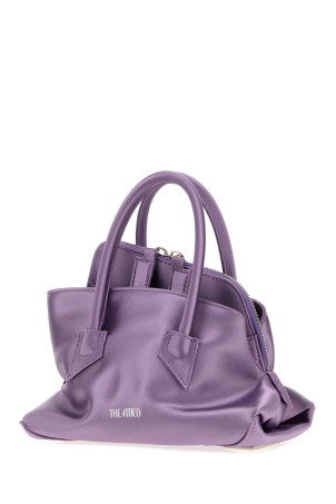Lilac satin mini La Passeggiata handbag Black THE ATTICO (260WAH00063PCA001AA)