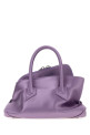 Lilac satin mini La Passeggiata handbag Black THE ATTICO (260WAH00063PCA001AA)