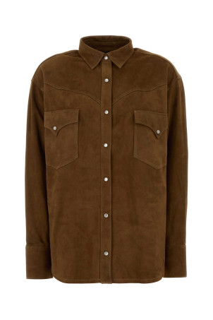Camel suede shirt LOIS (35027930)