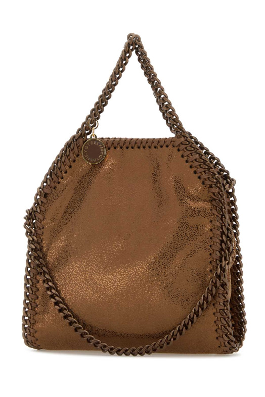 Bronze shaggy deer mini Falabella handbag STELLA McCARTNEY (391698WP0615)