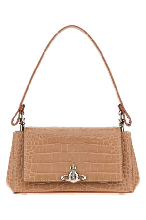 Camel leather medium Hazel shoulder bag VIVIENNE WESTWOOD (4602000WWL0098)