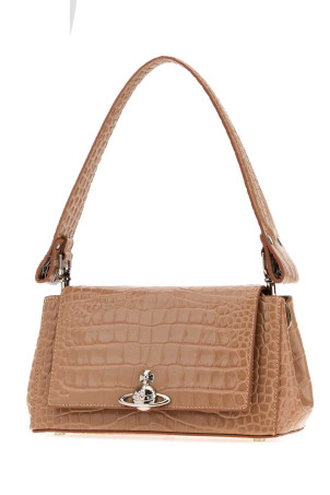 Camel leather medium Hazel shoulder bag VIVIENNE WESTWOOD (4602000WWL0098)