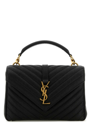 Black medium College handbag Black SAINT LAURENT (600279BRM07)