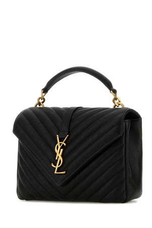 Black medium College handbag Black SAINT LAURENT (600279BRM07)
