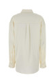 Біла атласна сорочка оверсайз STELLA McCARTNEY (6202003FU302)