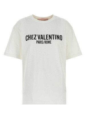 White cotton t-shirt VALENTINO GARAVANI (6B3MG24Q95W)