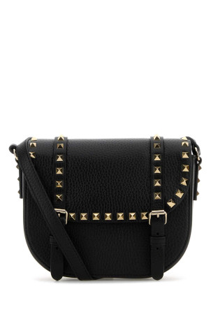 Black leather Rockstud crossbody bag Black VALENTINO GARAVANI (6W2B0Q95VSF)