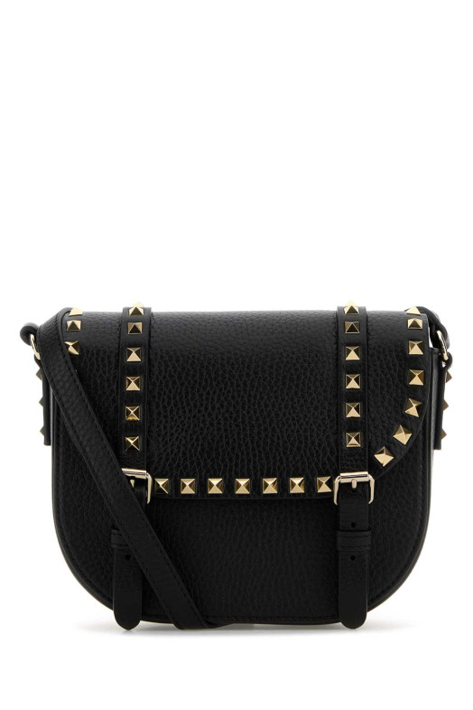 Black leather Rockstud crossbody bag Black VALENTINO GARAVANI (6W2B0Q95VSF)