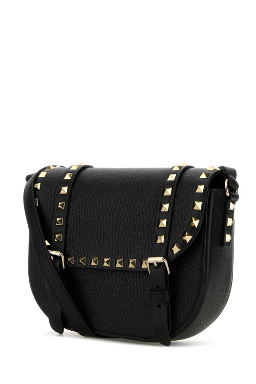 Black leather Rockstud crossbody bag Black VALENTINO GARAVANI (6W2B0Q95VSF)