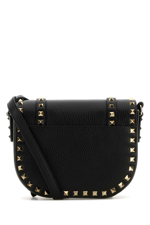 Black leather Rockstud crossbody bag Black VALENTINO GARAVANI (6W2B0Q95VSF)