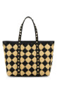 Embroidered raffia mini Rockstud handbag VALENTINO GARAVANI (6W2B0R26FFS)