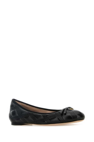 Black leather ballerinas Black VALENTINO GARAVANI (6W2S0LJ5KHU)