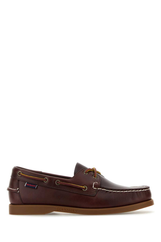 Коричневые кожаные лоферы SEBAGO (70000G0)