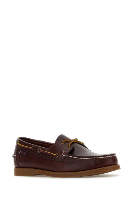 Коричневые кожаные лоферы SEBAGO (70000G0)