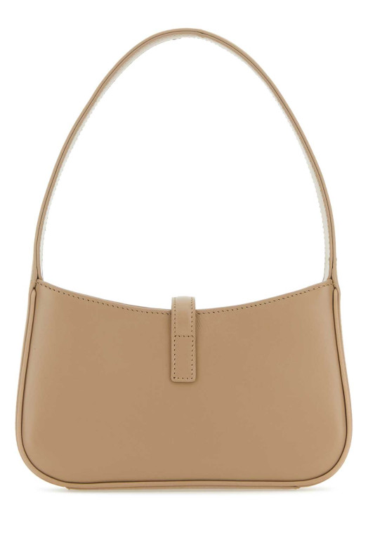 Cappuccino leather mini Le 5 Ã  7 handbag SAINT LAURENT (7103182R20W)