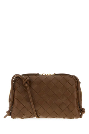 Chocolate leather Concert crossbody bag BOTTEGA VENETA (794258VCPP1)