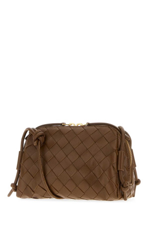 Chocolate leather Concert crossbody bag BOTTEGA VENETA (794258VCPP1)