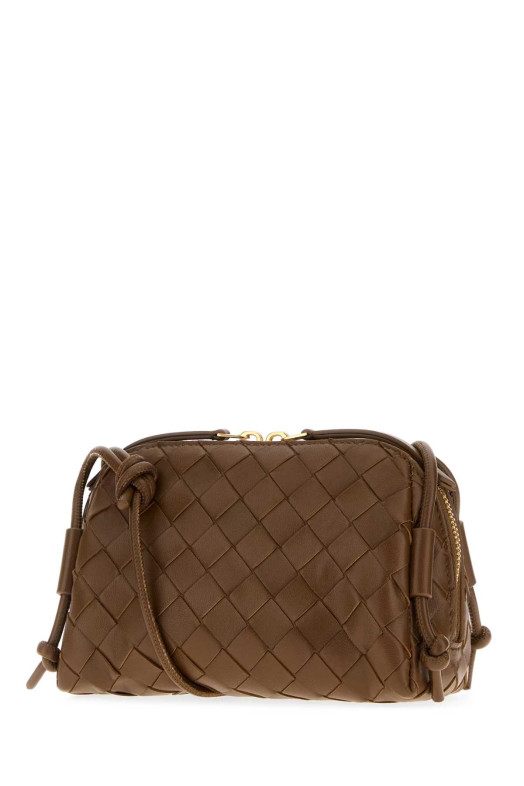 Chocolate leather Concert crossbody bag BOTTEGA VENETA (794258VCPP1)