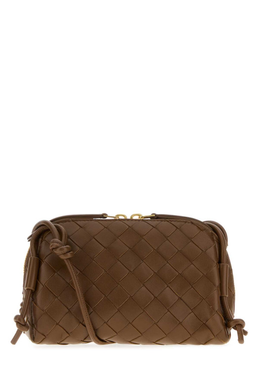 Chocolate leather Concert crossbody bag BOTTEGA VENETA (794258VCPP1)