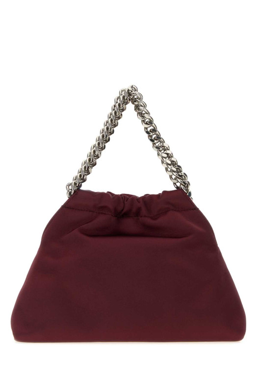 Burgundy satin Falabella handbag STELLA McCARTNEY (7B0144WP0636)
