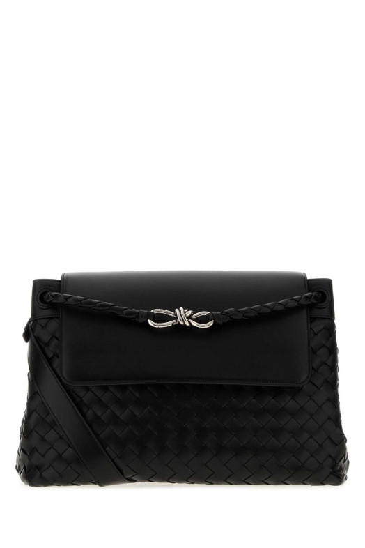 Black leather medium Andiamo crossbody bag BOTTEGA VENETA (807715V2HLD)