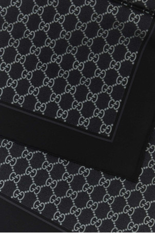 Printed silk foulard GUCCI (8122513G001)