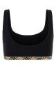Black stretch nylon bikini top Black BURBERRY (8126404)