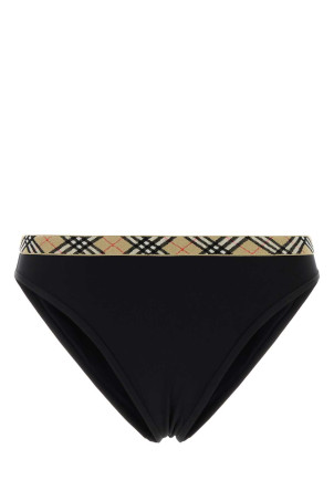 Black stretch nylon bikini bottom Black BURBERRY (8126405)