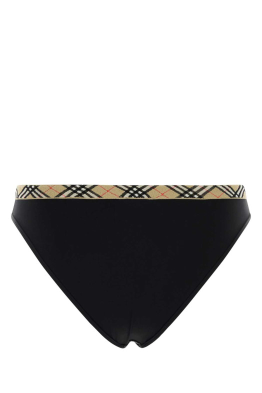 Black stretch nylon bikini bottom Black BURBERRY (8126405)