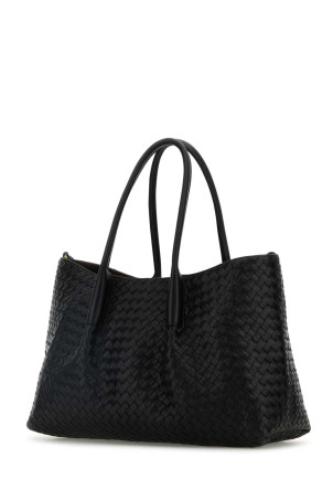 Black leather Pinacoteca shopping bag BOTTEGA VENETA (817166V5AG1)