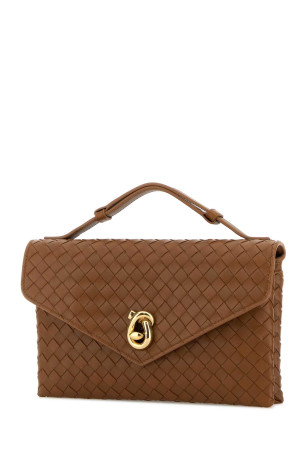 Biscuit leather Knot Lock handbag BOTTEGA VENETA (817191V08Z0)