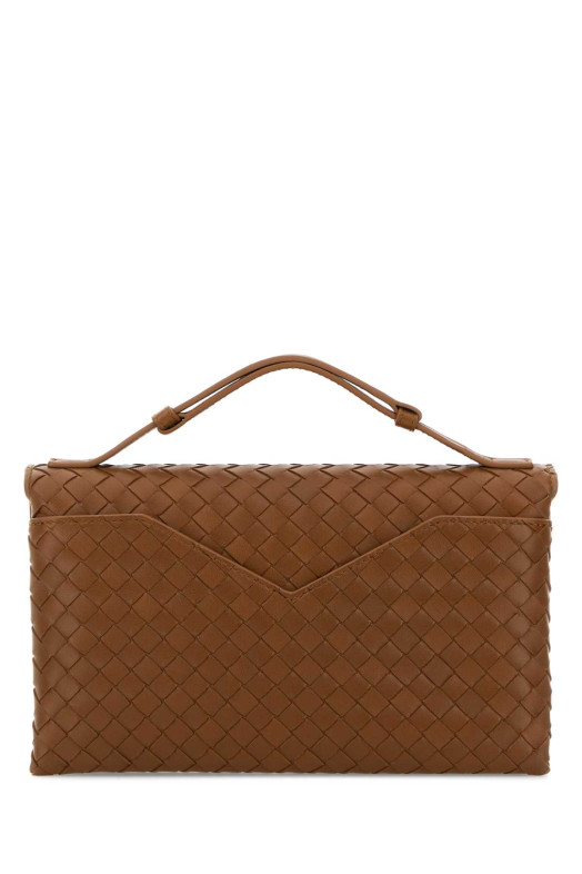 Biscuit leather Knot Lock handbag BOTTEGA VENETA (817191V08Z0)