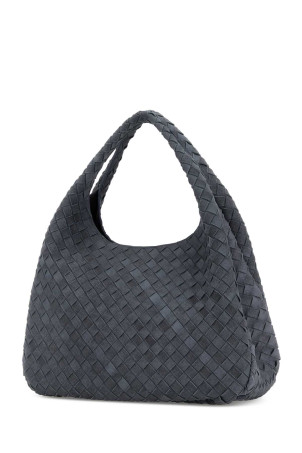 Air Force blue suede large Campana shopping bag BOTTEGA VENETA (844250V6FQ0)