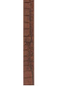 Коричневий шкіряний ремінь SAINT LAURENT (848841AAF9L)