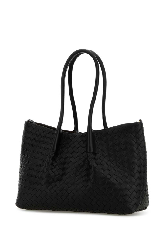 Black leather Pinacoteca reversible shopping bag BOTTEGA VENETA (854371V5AG1)