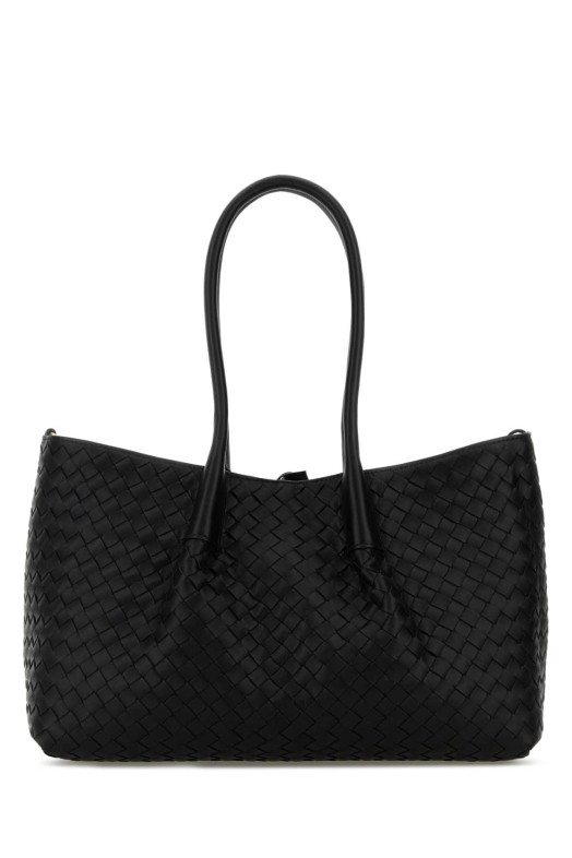 Black leather Pinacoteca reversible shopping bag BOTTEGA VENETA (854371V5AG1)