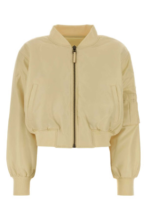 Pastel yellow polyester Leon bomber jacket ANINE BING (A0112156)