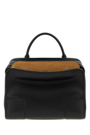 Black leather large Amazona 180 handbag Black LOEWE (A039ASRX02)