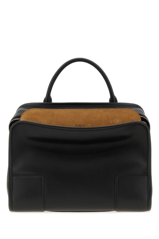 Black leather large Amazona 180 handbag Black LOEWE (A039ASRX02)