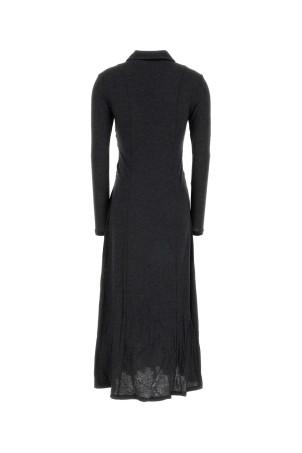 Dark grey jersey shirt dress GANNI (A1030483)