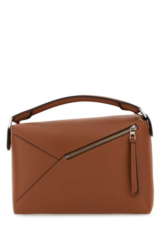 Caramel leather Puzzle Edge handbag Beige LOEWE (A510P49X14)