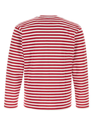 Embroidered cotton t-shirt COMME DES GARCONS PLAY (AXT164051)