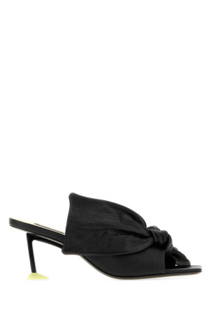 Black leather Boudoir mules GIVENCHY (BE30CPE2H6)